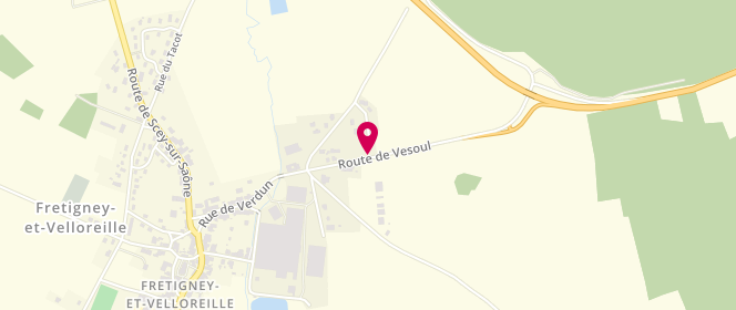 Plan de MAURIES Caroline, 2 Route de Vesoul, 70130 Fretigney-et-Velloreille