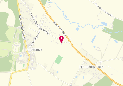 Plan de RENOUX Cécile, 36 Route de Romorantin, 41700 Cheverny
