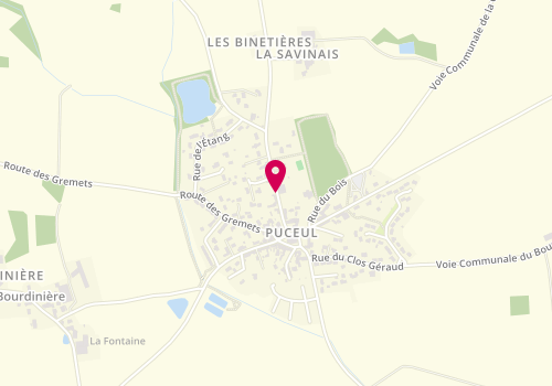 Plan de BRIAND Marie Laure, 10 Route de Nozay, 44390 Puceul
