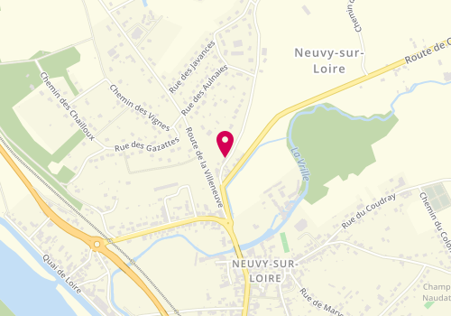 Plan de THOLLENAZ Jacques, 7 Route de Faverelles, 58450 Neuvy-sur-Loire