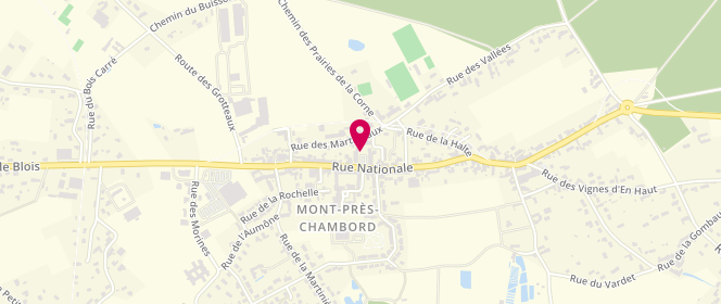 Plan de BESSON Sylvie, 1 Grande Place, 41250 Mont-près-Chambord