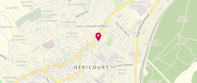 Plan de ANDRIANTAVY Bien-Aime, 2 Avenue Pierre Bérégovoy, 70400 Héricourt