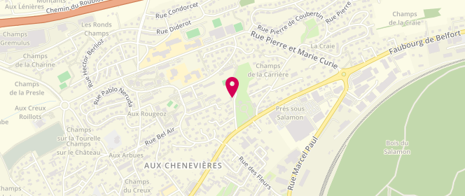 Plan de AMAOUCHE Mohand, 9 Rue Jean Marie Tjibaou, 70400 Héricourt