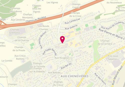 Plan de SANCHEZ José, 6 Rue Pierre et Marie Curie, 70400 Héricourt