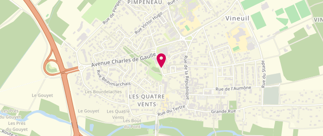 Plan de JEANMAIRE Eric, 9 Rue Alfred de Vigny, 41350 Vineuil