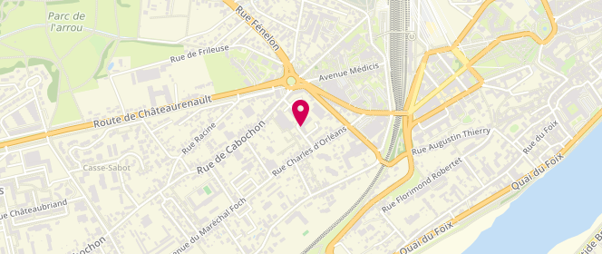 Plan de GIRARD Françoise, 38 Rue Yves Genet, 41000 Blois