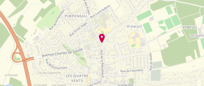 Plan de BOUVIER Benjamin, 7 A Rue des Écoles, 41350 Vineuil