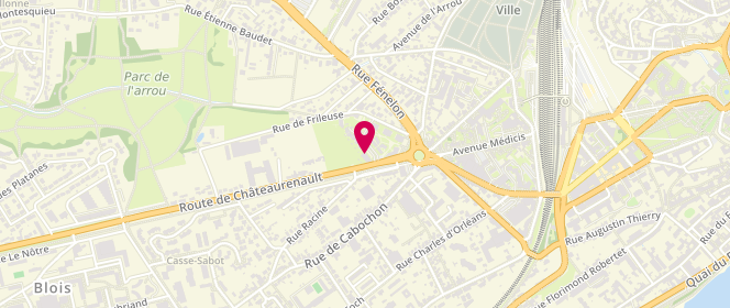 Plan de DEMAY Vincent, 105 Route de Chateau Renault, 41000 Blois