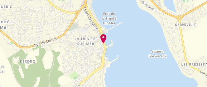 Plan de LE ROUZIC Jean, 5 Cours des Quais, 56470 La Trinité-sur-Mer