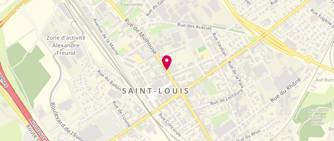 Plan de CIUCHINA Septimiu-Ioan, 17 Rue de Mulhouse, 68300 Saint-Louis