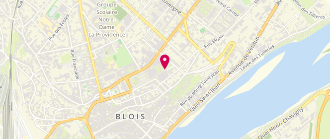 Plan de TONDELIER Luc, 12 Place Jean Jaurès, 41000 Blois
