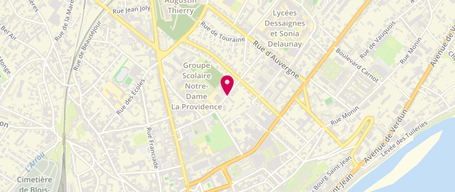 Plan de LACAN Nathalie, 11 Rue Alsace Lorraine, 41000 Blois