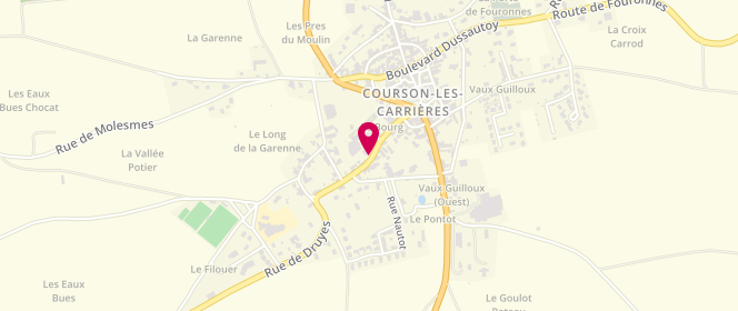 Plan de BREUILLE Dominique, 4 Rue de Druyes, 89560 Courson-les-Carrières
