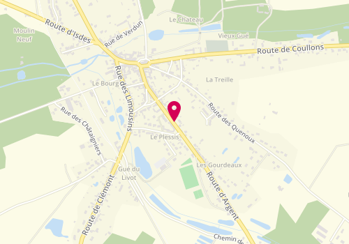 Plan de MAHOUDEAUX Corinne, 49 Route d'Argent, 45620 Cerdon
