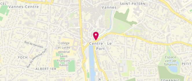 Plan de DEBRUYNE Yves, 1 Place du Maréchal Joffre, 56000 Vannes
