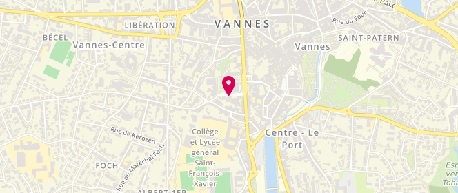 Plan de LEMOINE Christophe, 15 Place de la Republique, 56000 Vannes