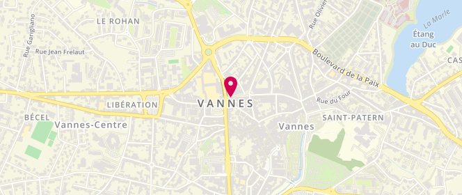 Plan de Demoulin Maria-Valérie, 2 Rue Joseph le Brix, 56000 Vannes