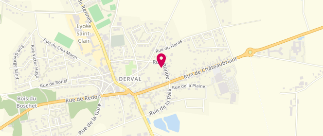 Plan de RIOUX Bruno, 9 Rue de Ronde, 44590 Derval
