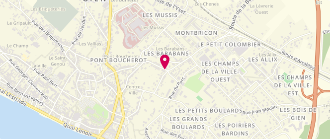 Plan de KHALIS Saïd, 64 Rue de Montbricon, 45500 Gien