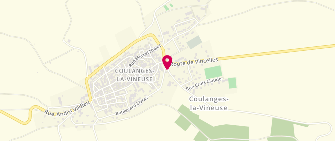 Plan de CRETENET Xavier, 2 Route de Val de Mercy, 89580 Coulanges-la-Vineuse