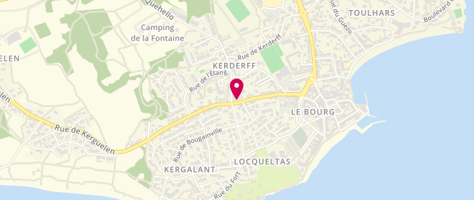 Plan de GRALL-FLEUREAUX Laurence, 33 Rue de Kerpape, 56260 Larmor-Plage