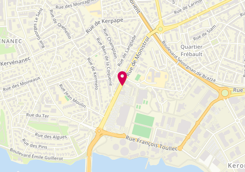 Plan de LE SAUX Alexandre, 56 Rue Monistrol, 56100 Lorient