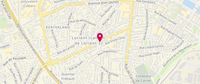 Plan de RIGAULT Isabelle, 76 Avenue General de Gaulle, 56100 Lorient