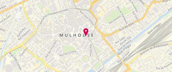 Plan de MIHAYLOVA Mihaela, 9 Rue du Sauvage, 68100 Mulhouse