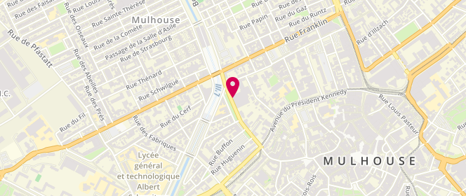 Plan de ROUSSIN Mathieu, 14 Boulevard du Président Roosevelt, 68200 Mulhouse