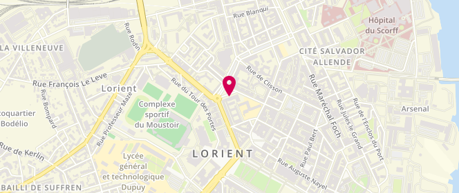 Plan de LEURENT Violaine, 4 C Place de la Libération, 56100 Lorient
