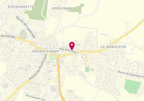 Plan de COURAGEUX-SUDAN Olivier, 41 Rue Saint Yves, 56390 Grand-Champ