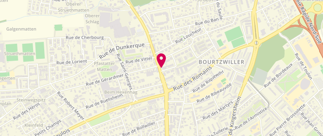 Plan de STOJILJKOVIC Dragan, 134 Rue de Soultz, 68200 Mulhouse