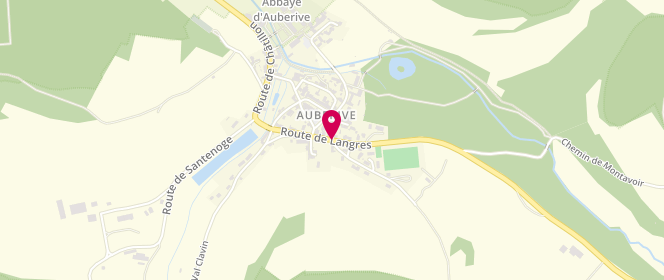Plan de DIEUDEGARD Marie Christine, Route de Langres, 52160 Auberive