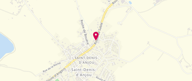Plan de COUTANT Valérie, 9 Route de Sable, 53290 Saint-Denis-d'Anjou