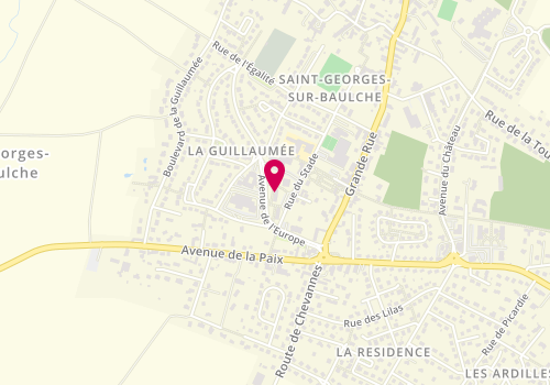 Plan de SARREY Philippe, 2 Bis Avenue de l'Europe, 89000 Saint-Georges-sur-Baulche
