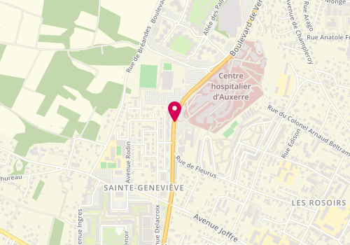 Plan de MANGIN Patrick, 2 Boulevard de Verdun, 89011 Auxerre