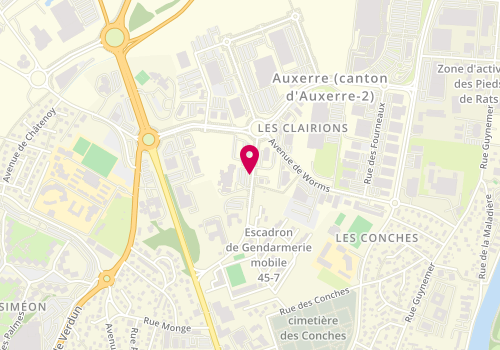Plan de KECHEN Omar, 5 Avenue Fontaine Sainte Marguerite, 89003 Auxerre