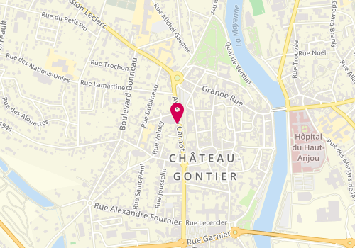 Plan de PARIS Yohan, 34 Avenue Carnot, 53200 Château-Gontier-sur-Mayenne
