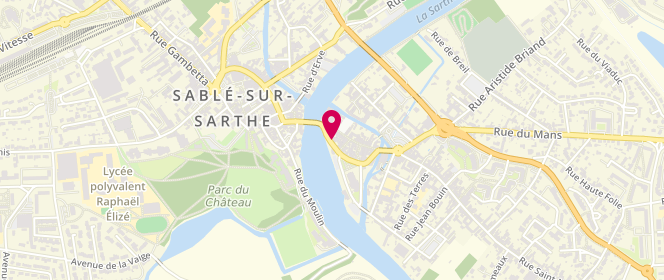 Plan de CADORET Martine, 16 Quai National, 72300 Sablé-sur-Sarthe