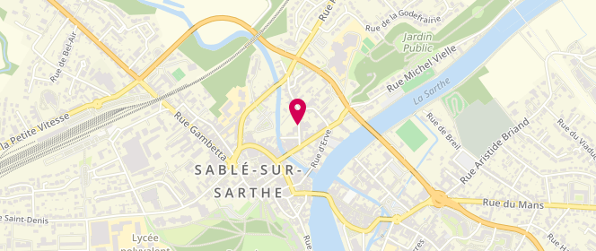 Plan de ROUSSEAU Claire, 20 Rue Pasteur, 72300 Sablé-sur-Sarthe