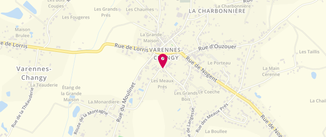 Plan de RUSU Adela, 9 Place du Mail, 45290 Varennes-Changy