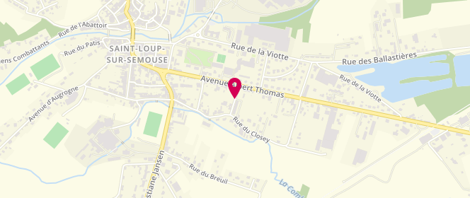 Plan de AUDOUARD Pascal, 5 Rue de la Republique, 70800 Saint-Loup-sur-Semouse