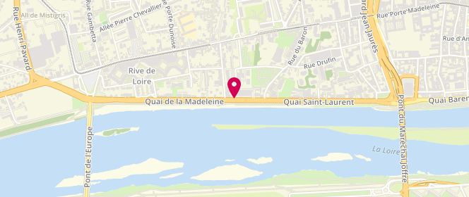 Plan de DURIEU Jacques, 10 Quai de la Madeleine, 45000 Orléans