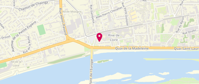 Plan de RAULT Norbert, 12 Rue des Charrieres, 45000 Orléans