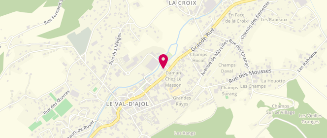 Plan de CLAUDEL Guillaume, 42 Bis Grande Rue, 88340 Le Val-d'Ajol