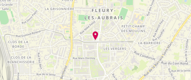 Plan de DERODE Gérard, 15 Rue Frédéric Chopin, 45400 Fleury-les-Aubrais