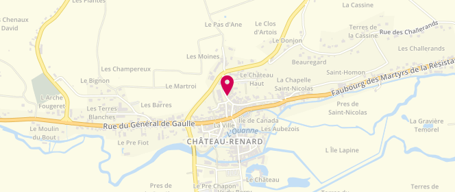 Plan de FOURNIER Jean Michel, 3 Rue Anquetil, 45220 Château-Renard