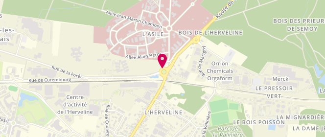 Plan de DARDAINE Clotilde, 1 Route de Chanteau, 45400 Fleury-les-Aubrais