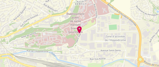 Plan de LEMAIN Loïc, 18 Rue Hent Glaz, 29000 Quimper