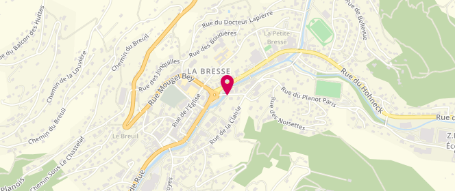 Plan de AUBERT Céline, 2 Rue Joseph Rémy, 88250 La Bresse
